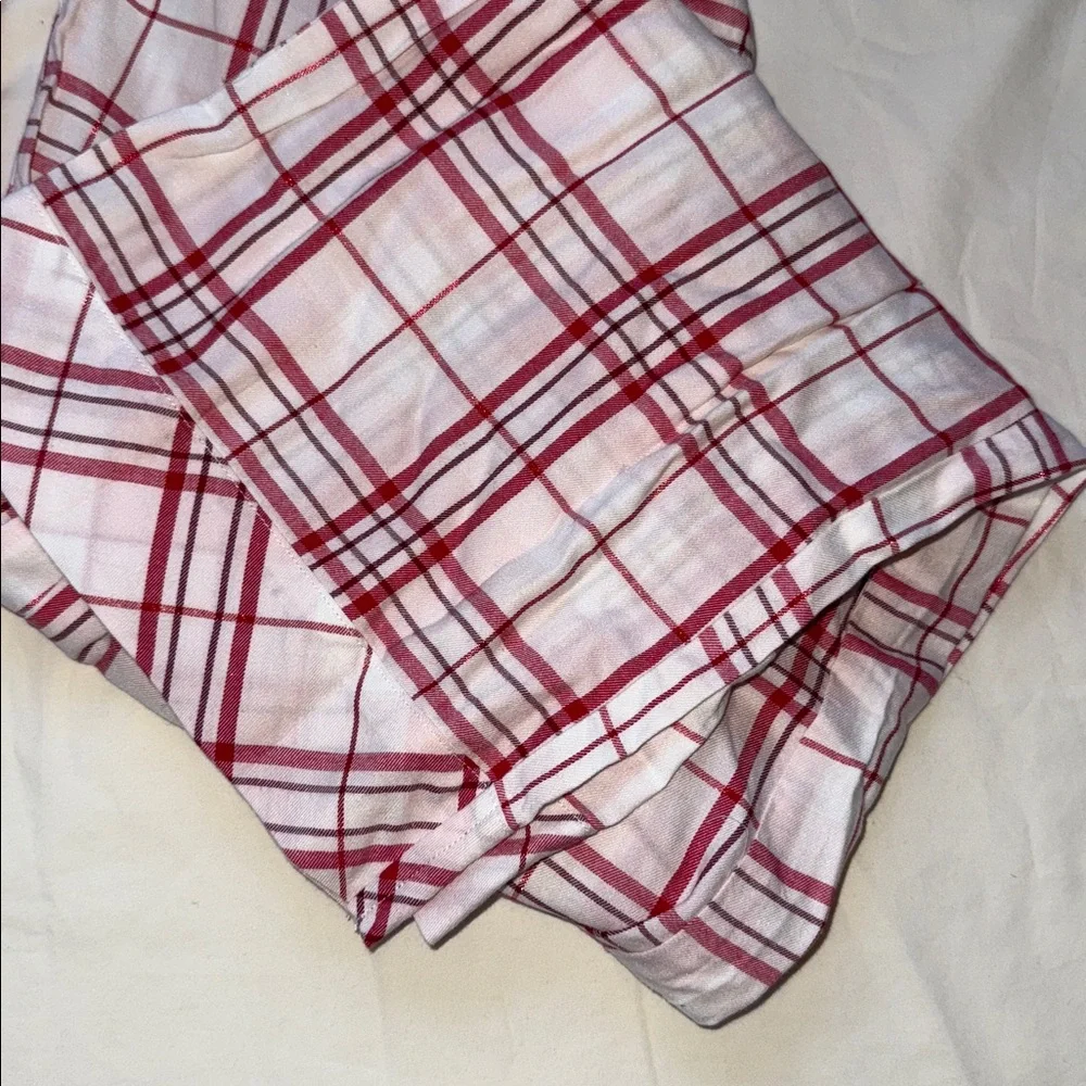 Victoria’s Secret woman’s Red and White Plaid Pajama Set size Small regular - Picture 5 of 6
